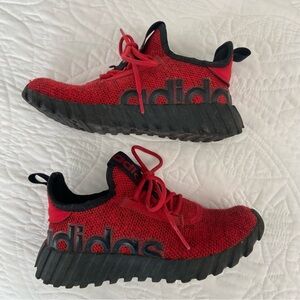 Kids’ Adidas Kaptir Red Sneakers - size 2